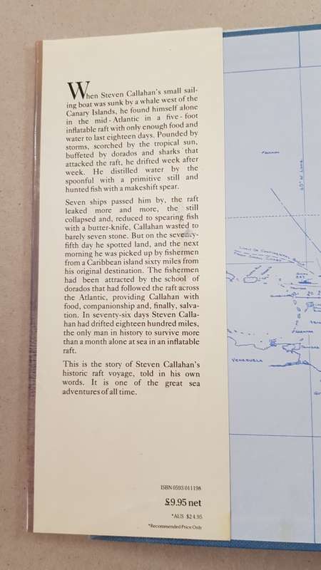 Adrift  Steven Callahan. Seventy-six days lost at sea.