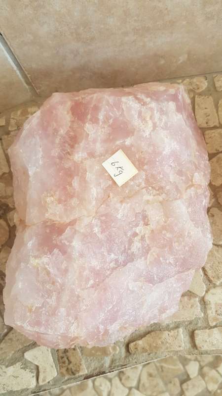 Rough Natural Pink Rose Quartz (Crystal stone) 6Kg