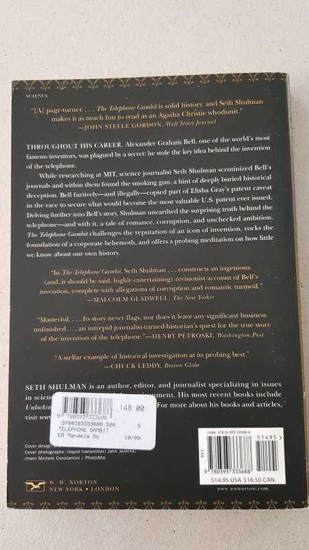 The Telephone Gambit  Seth Shulman. Chasing Alexander Graham Bells secret.