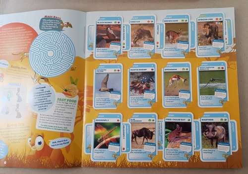 Card Albums: Pick n Pay Super Animals plus doubles!!  Activity and Collectors Album