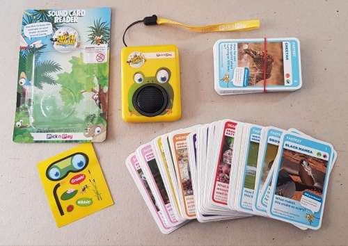 Sound Card Reader: Pick n Pay Super Animals card reader plus cards  89 cards