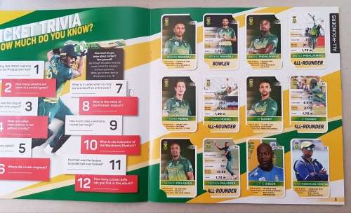 Card Albums: Pick n Pay Cricket Super Cards  Collectors Album