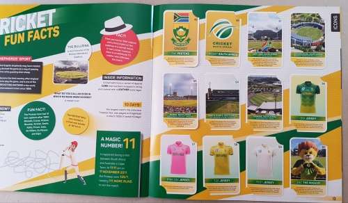 Card Albums: Pick n Pay Cricket Super Cards  Collectors Album