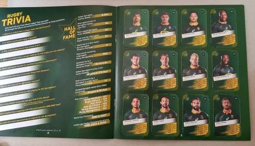 Card Albums: Pick n Pay 2019 Rugby World Cup Super Cards  Collectors Album