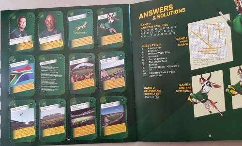 Card Albums: Pick n Pay 2019 Rugby World Cup Super Cards  Collectors Album