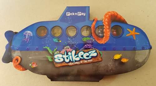 Pick n Pay Stikeez  Creatures of the Deep  complete set of 24 Stikeez figures plus spares