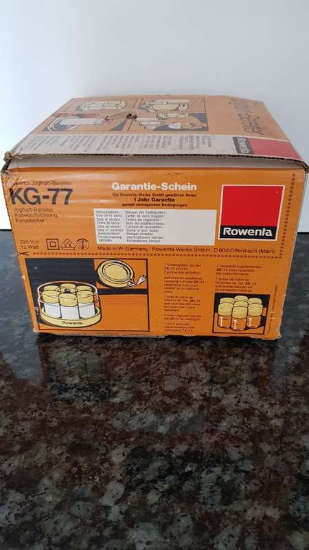 Rowenta Joghurt Bereiter.  Electrical Yoghurt maker.