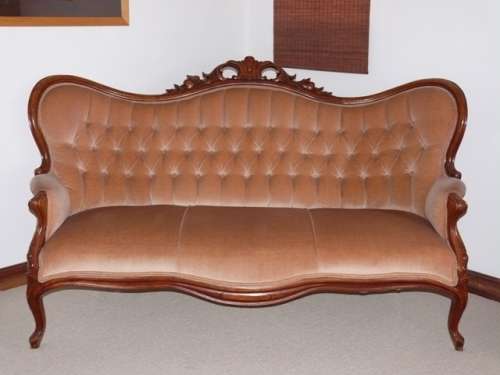 Antique authentic Victorian ROSEWOOD button back Salon Suite