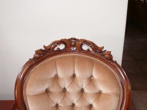 Antique authentic Victorian ROSEWOOD button back Salon Suite