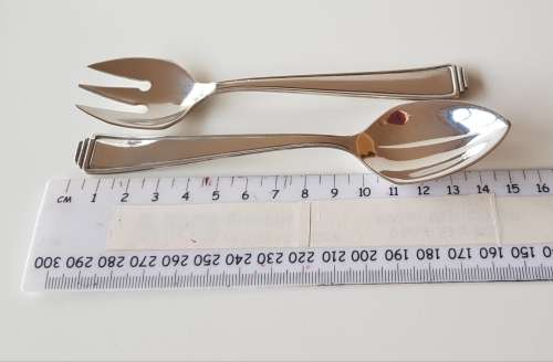 Cutlery Vintage WELLNER PATENT 90 silverware. Serving Spoon and Fork set. was listed for 398.00 on 20 Jun at 13 46 by Pisces58 in Pretoria Tshwane ID 615781338