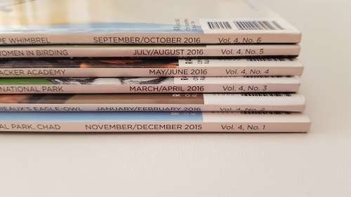 Magazines: African Birdlife Magazines.  6x Magazines. African Birdlife 2015/2016 Vol. 4.