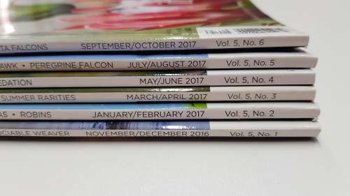 Magazines: African Birdlife Magazines.  6x Magazines. African Birdlife 2016/2017 Vol. 5.