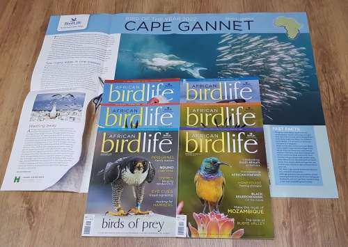 Magazines: African Birdlife Magazines.  6x Magazines. African Birdlife 2021/2022 Vol. 10.