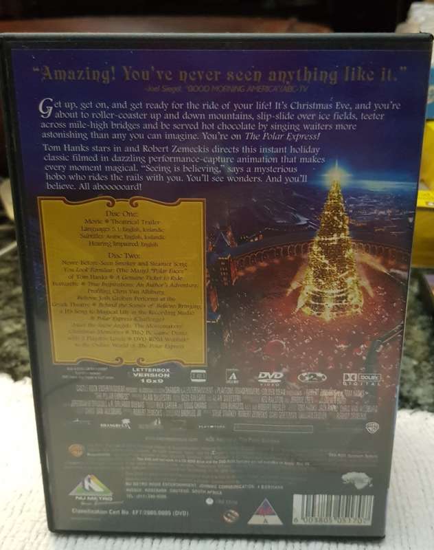 Family Entertainment DVD   The Polar Express (Tom Hanks) Double DVD set.