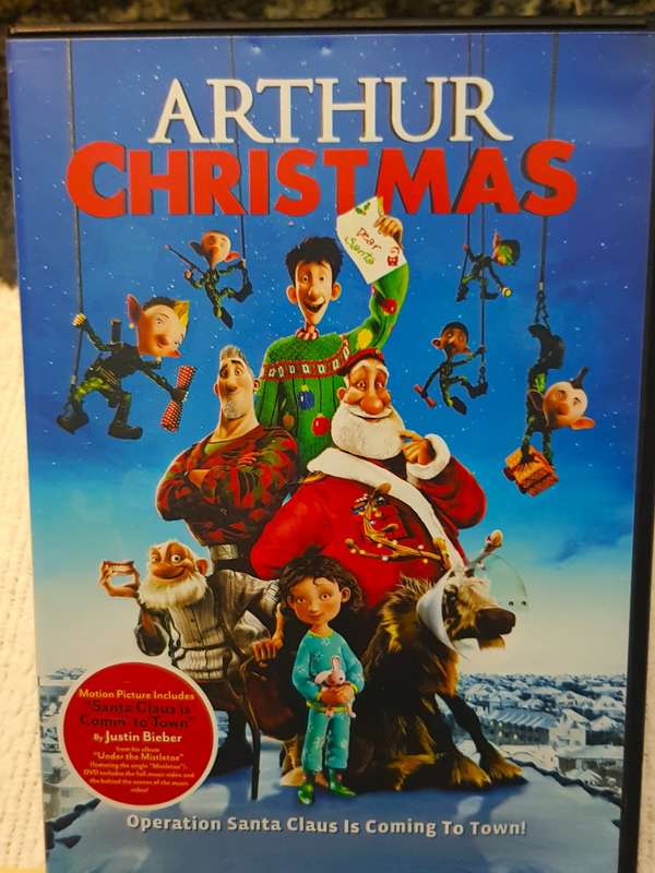 Kids DVD   Arthur Christmas. Good, clean condition.