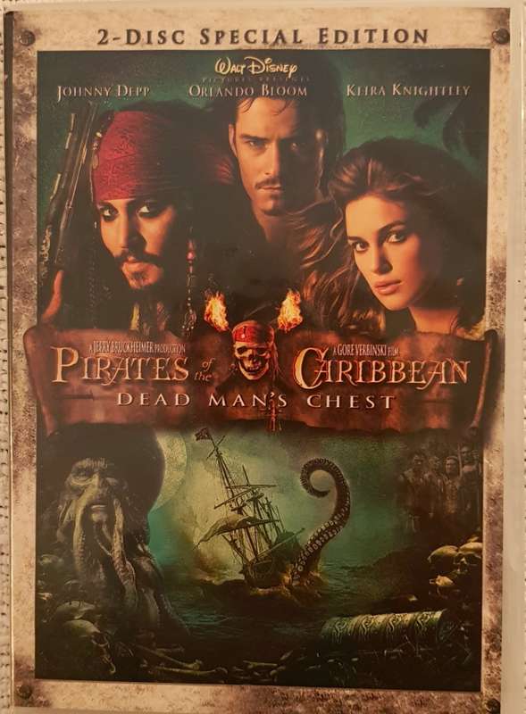 DVD Movie  Pirates of the Caribbean/Dead Mans Chest  Johnny Depp  2Disc Special Edition- 10 V.