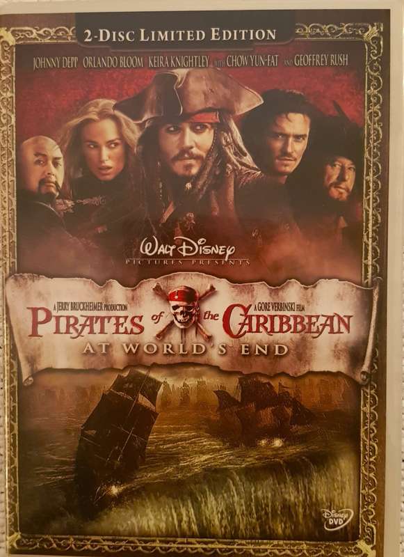 DVD Movie  Pirates of the Caribbean/At Worlds End  Johnny Depp  2Disc Limited Edition- PG13