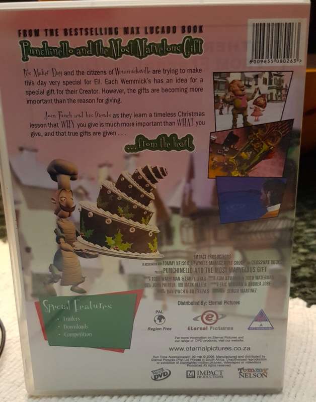 Kids DVD - Punchinello and the Most Marvelous Gift. - Good, clean condition.
