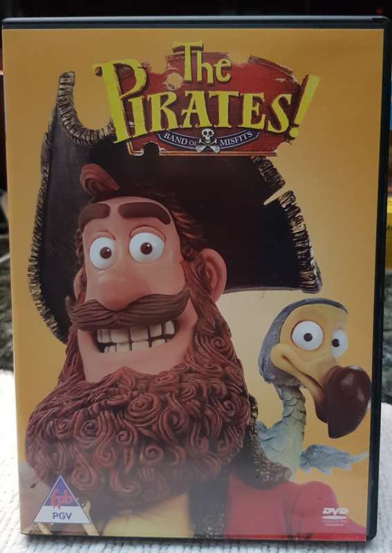 Kids DVD   The Pirates, Band of Misfits.  Good, clean condition.