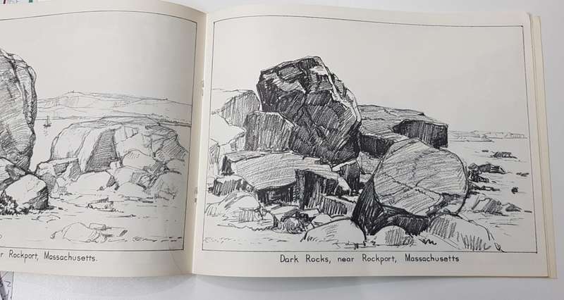 Vintage Paint Book. Sketching Out of Doors by Leonard Richmond (Piman 26).