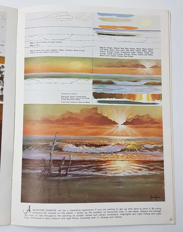 Vintage How to Paint Book:  Step by Step Scenes from Southeast USA by Carsten Jantzen