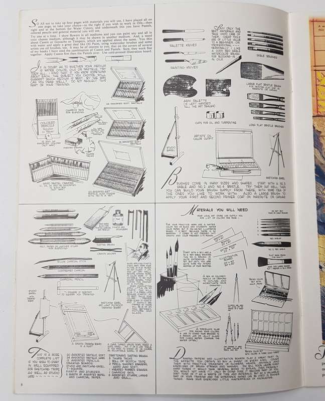 Vintage How to Draw and Paint Book:  Step by Step Seascapes by Walter Foster.