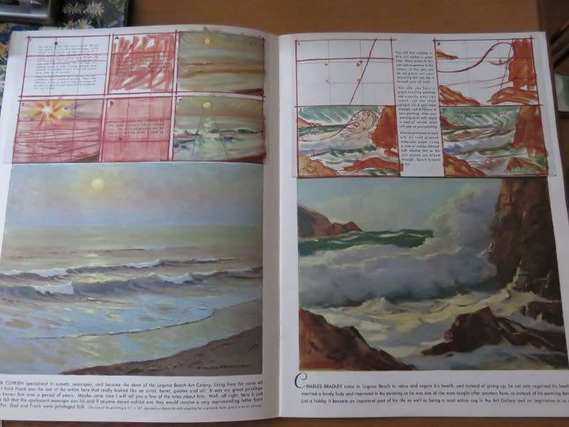 Vintage How to Draw and Paint Book:  Step by Step Seascapes by Walter Foster.