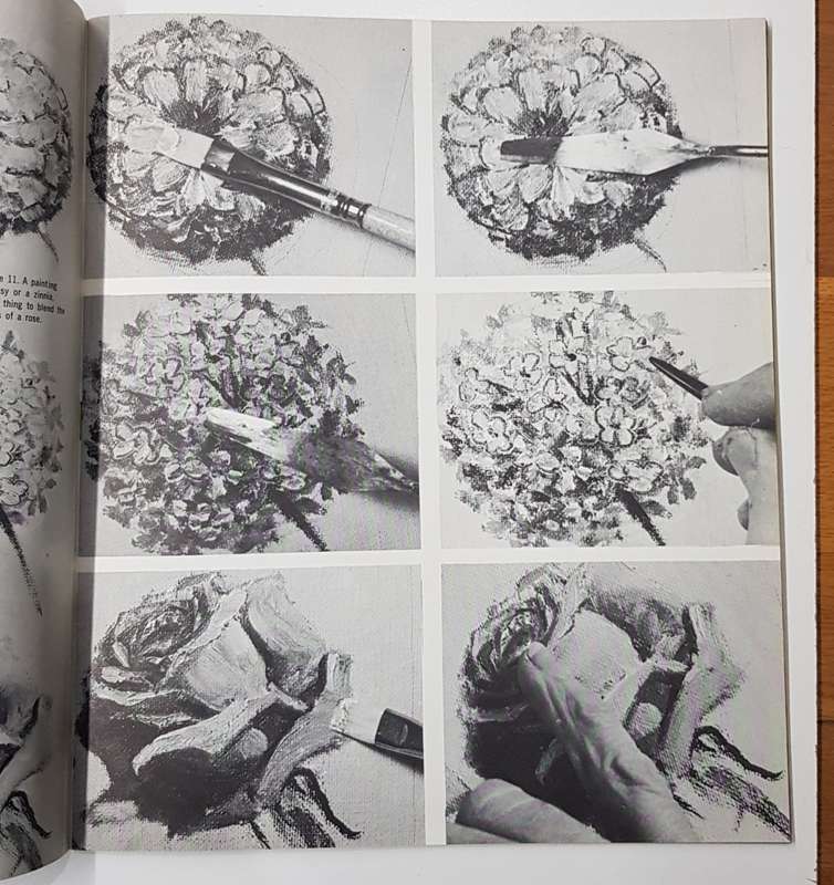 Vintage Paint Book. The Art of Oil Painting.  How to lessons in Oil.