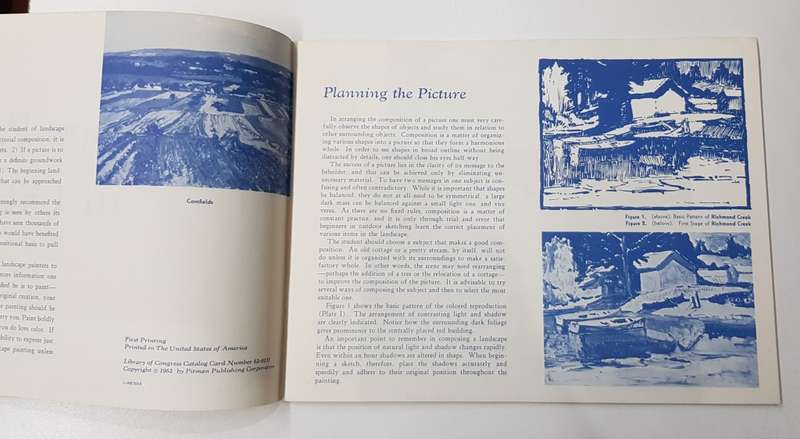 Vintage Paint Book. Landscape Painting in Oils by Leonard Richmond (Piman 37).