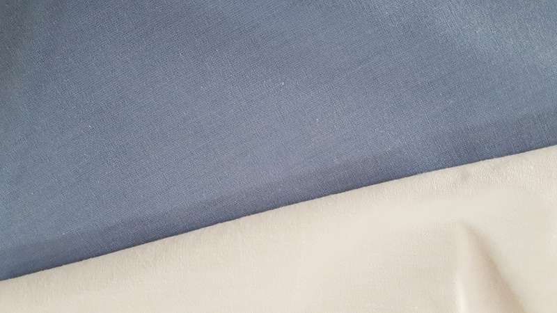 Round Cotton Table Cloth in light blue colour: Round - diameter 177cm.