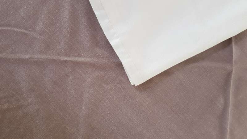 Round Cotton Table Cloth in Brown colour: Round - diameter 170cm.