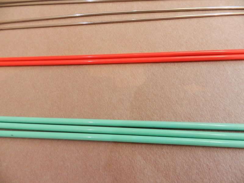 Vintage collection of knitting needles. Pointed on both ends.