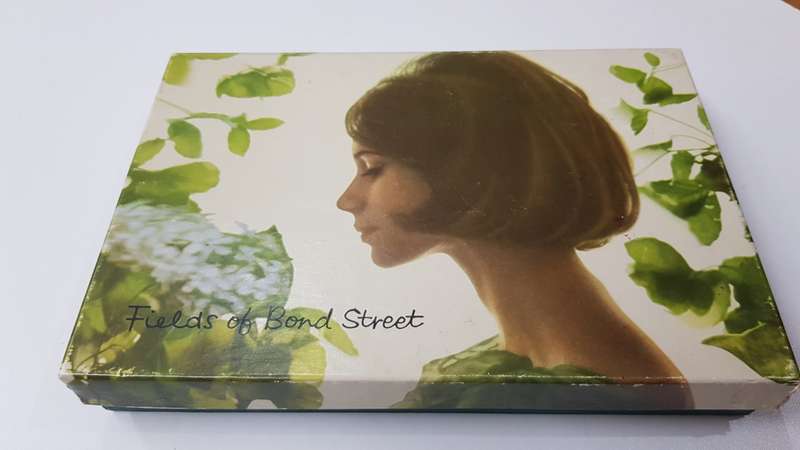 Vintage collectable.  Cardboard box (empty) marked Fields of Bond Street.