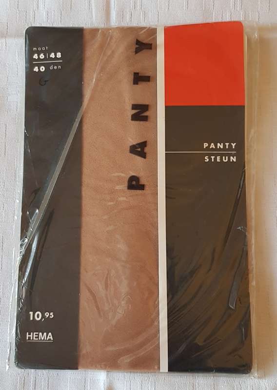 Support Pantyhose: 3x Lycra Leg Care (Hema) Colour Vienna Beize. European Size 46/48