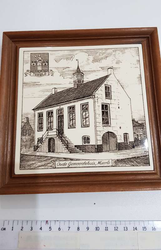 Vintage Dutch Framed Tiles.