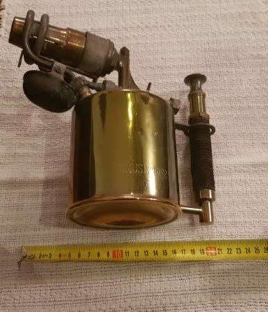 Vintage Brass PRIMUS No. 862 blow lamp torch.
