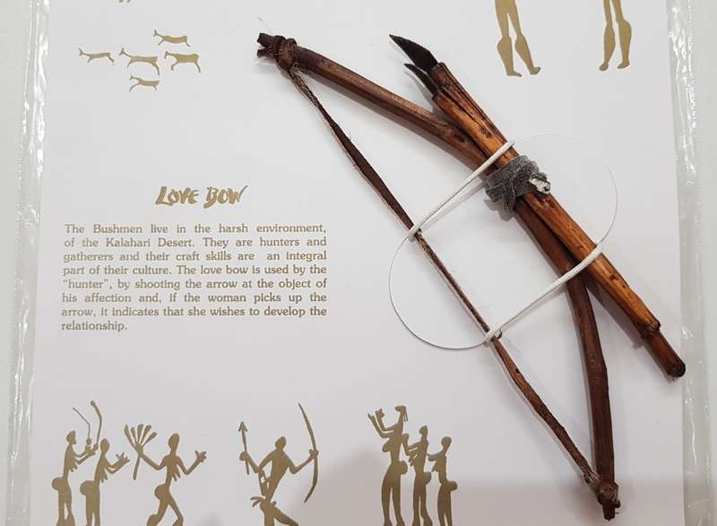 Bushman Love Bow and arrow souvenir. Collectable