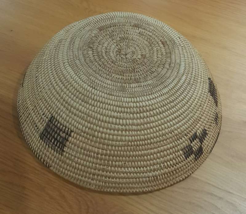 African Woven fruit basket. Large Handmade woven basket  made with natural materials.