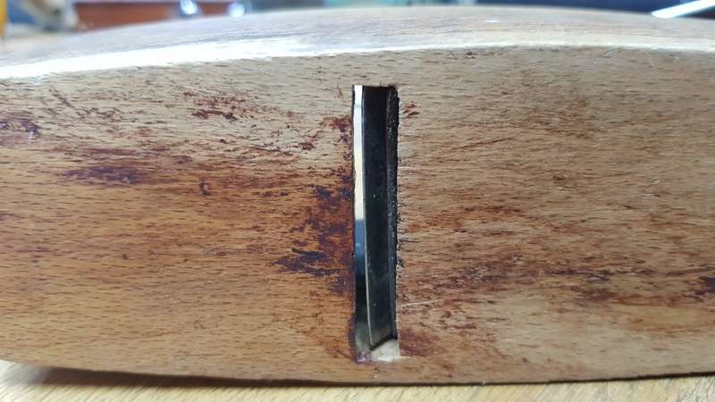 Antique wooden carpenters block plane