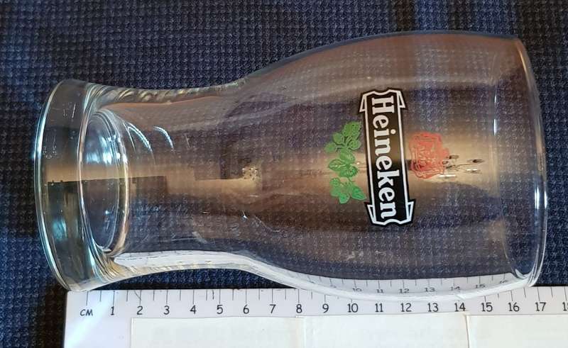 Heineken collection.  BOOK AND GLASSES