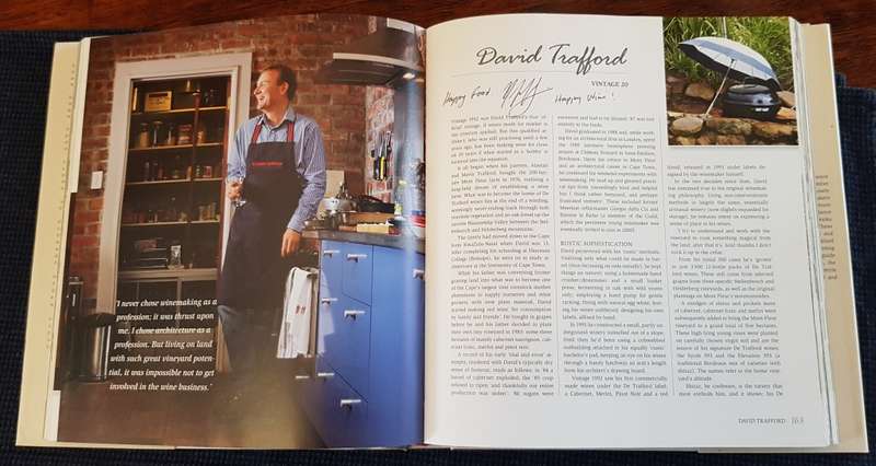Book:  Cellarmasters in the Kitchen. Written by Wendy Toerien