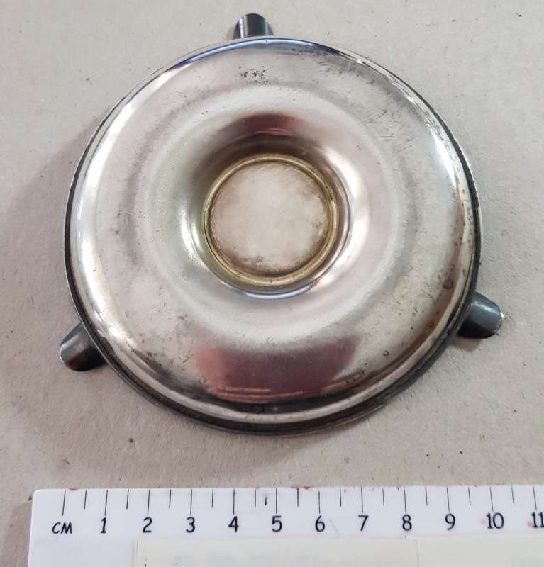 Vintage Silver Ashtray souvenir  Lourenço Marques Railway Station.