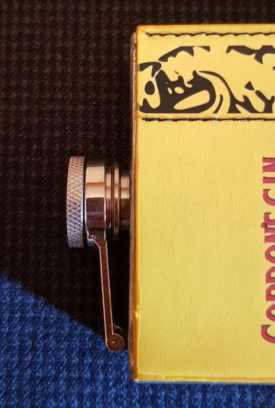 Small Pocket Hip Flask -  Brand Gordons Gin.