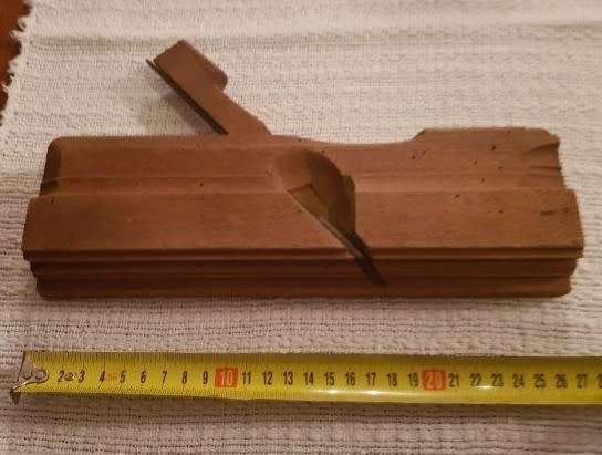 Antique wooden moulding carpenters plane