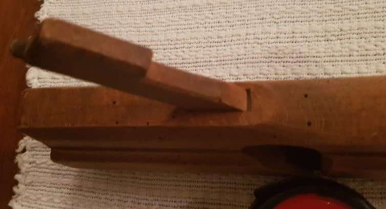 Antique wooden moulding carpenters plane