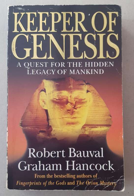 Keeper of Genesis.  A quest for the hidden legacy of mankind.