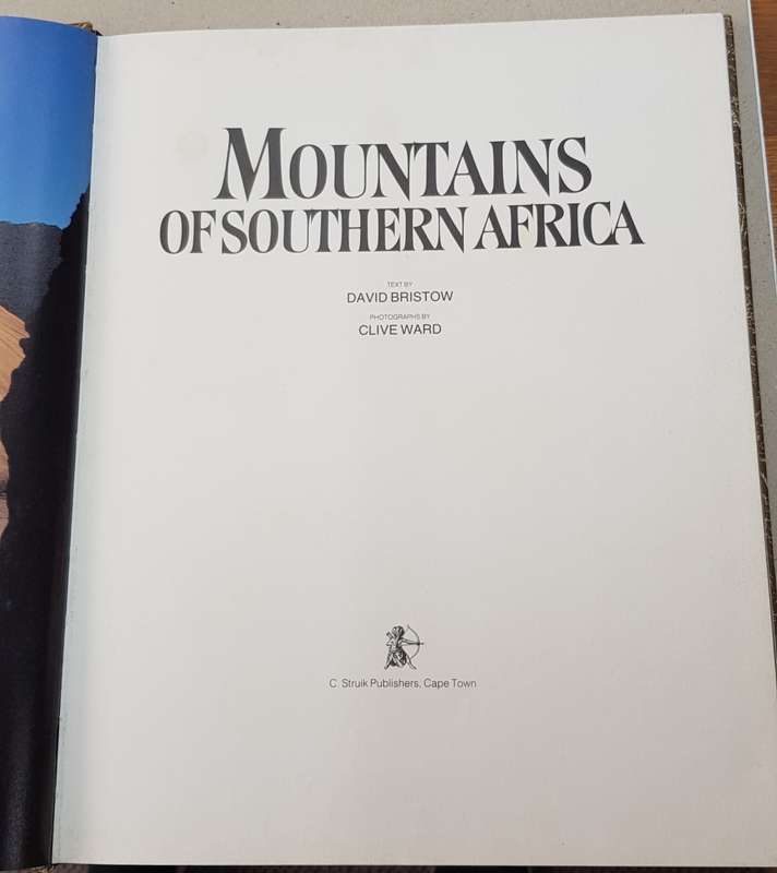 MOUNTAINS OF SOUTHERN AFRICA by David Bristow    Second copy of No. One.