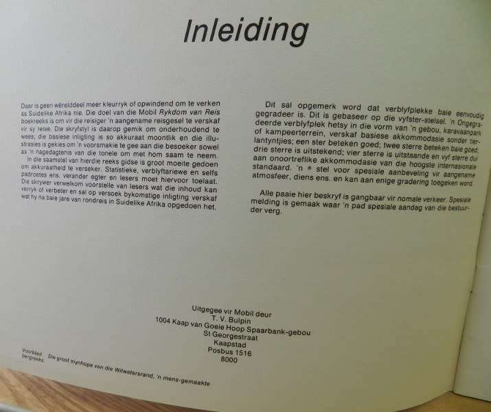 Mobil Rykdom van Reis Reeks.  No: 16. Witwatersrand