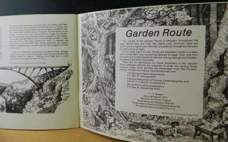 Mobil Treasury of Travel Series.  No: 2. The Garden Route