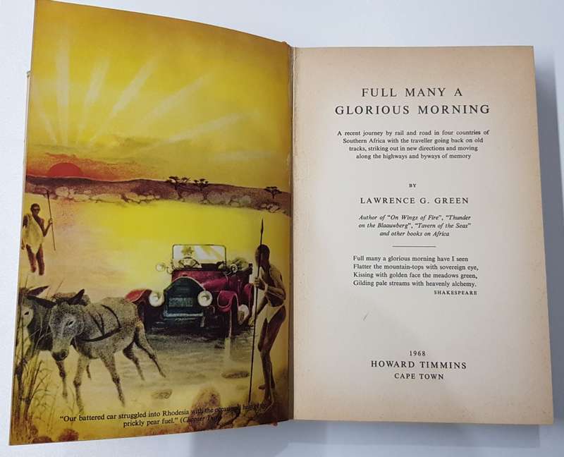 FULL MANY A GLORIOUS MORNING by Lawrence G. Green.